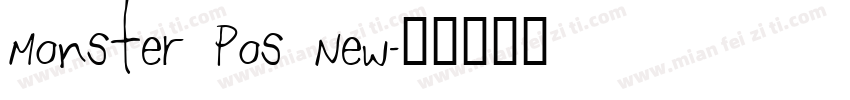 Monster Pos New字体转换